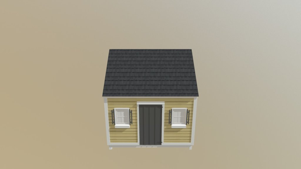 The Hingham - Pine Clapboard - Miore Black - 3D model by margolis ...