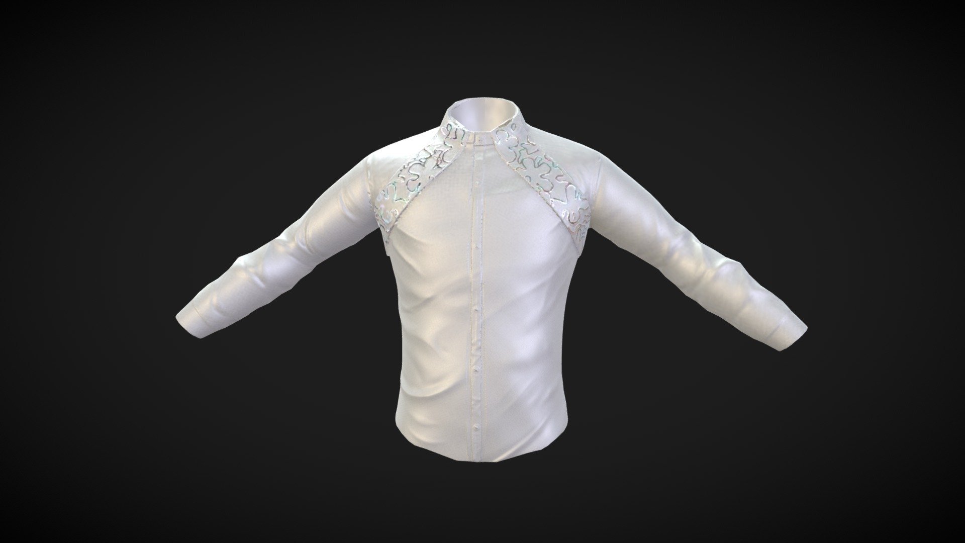 Advanced Character Art - Sequin Dress Shirt