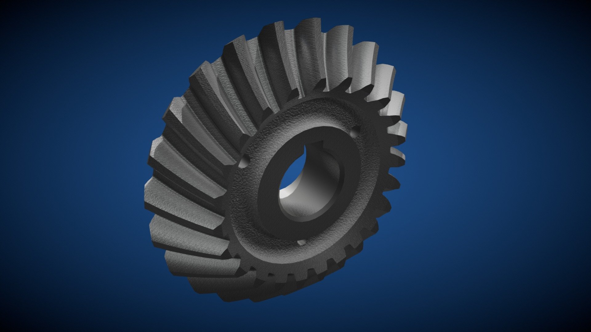 Helical Bevel Gear - 3D model by Jorge Dennis Goytia Valdivia (@gyg