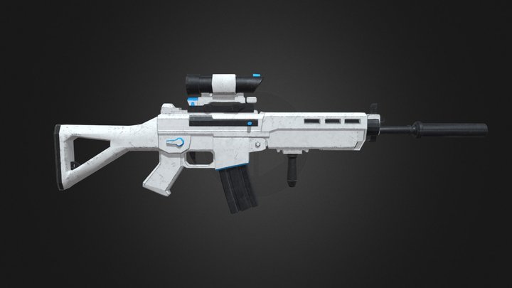 [Blue Archive] Shiroko's Rifle 3D Model