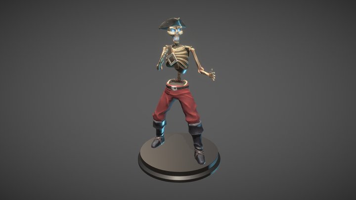 Skeleton Final Posing 3D Model