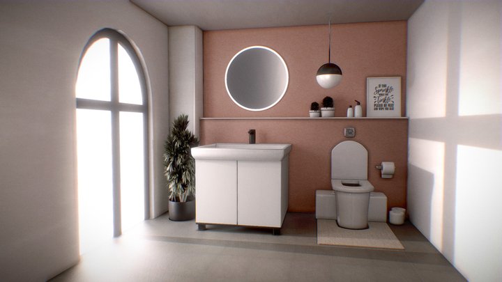 Modern Bathroom – Modèle 3D gratuit STL