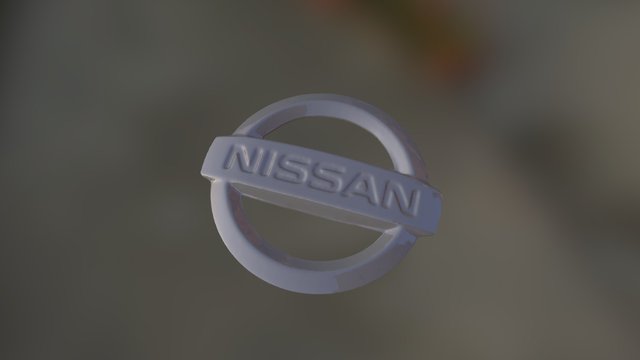 Nissan Badge 3D Model