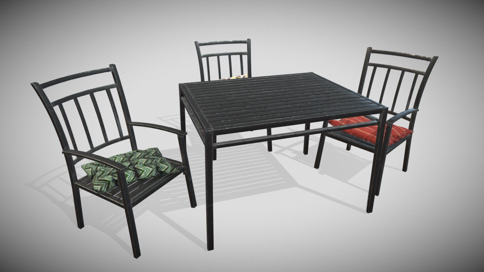 Iron Garden Set Buy Royalty Free 3D model by Francesco Coldesina
