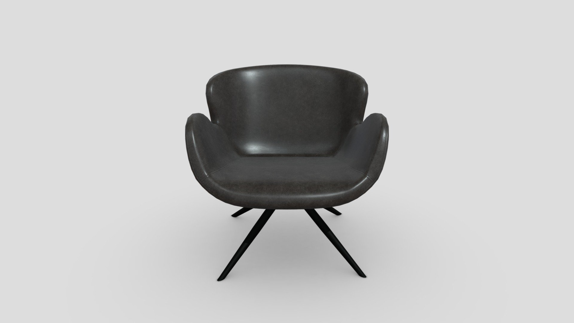Gaia Lounges Chair Grey — Sketchfab embed 3D viewer