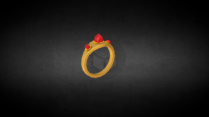 Ring Stylized 3D Model