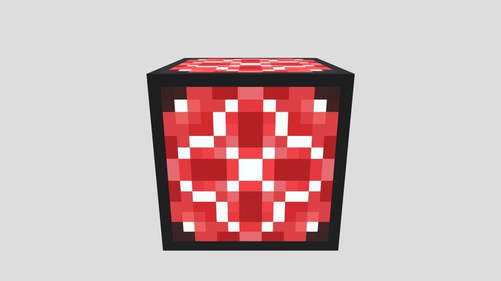 Redstone heart 3D Model