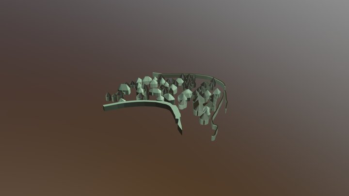 3D Castro Coaña (no terminado/not finished) 3D Model