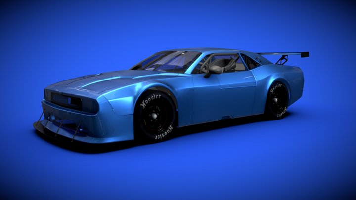 2014 Dodge Challenger TA2 3D Model