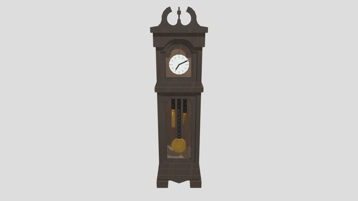 Grandfather_clock java 3D Model