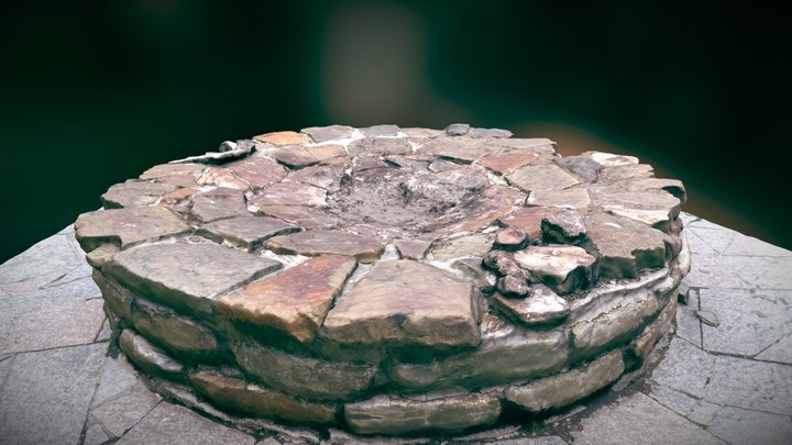 Stone Pedestal (Test) 3D Model