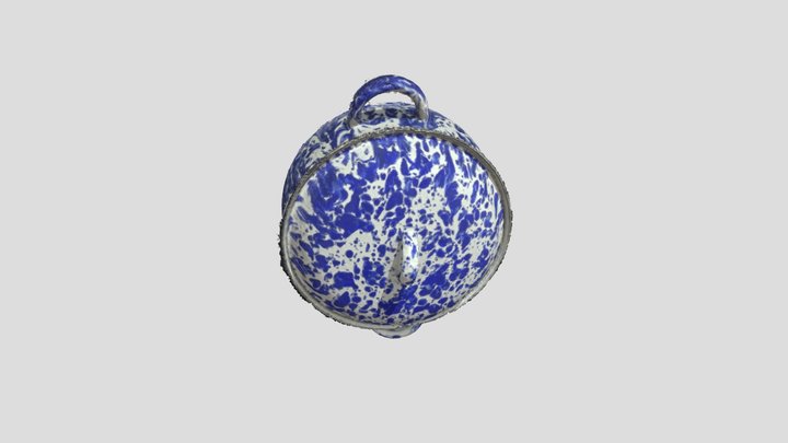 blue pot 3D Model