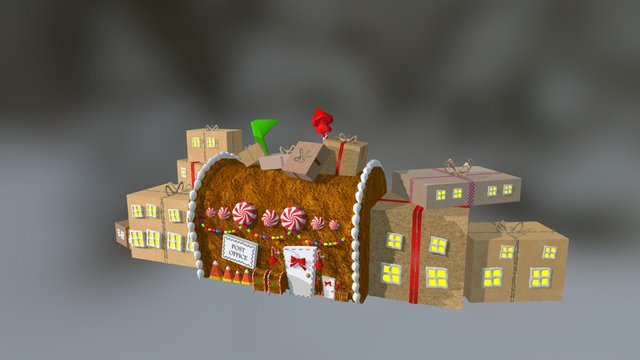 Christmasvillage 3D models - Sketchfab