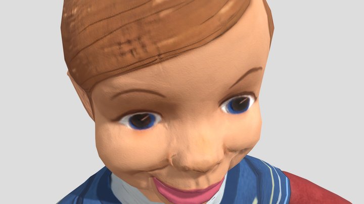 Doll With Textures 3D Model