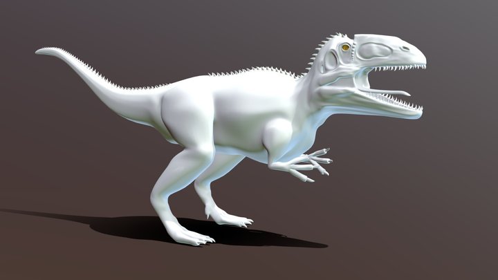 Giganatosaurus- Dinosaur 3D Model