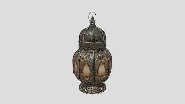 Ornate Lantern 3d Model (2)