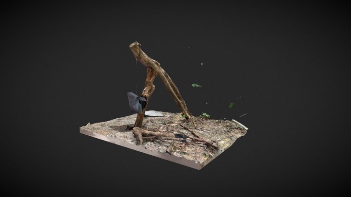 wood art piece 1204 3D Model