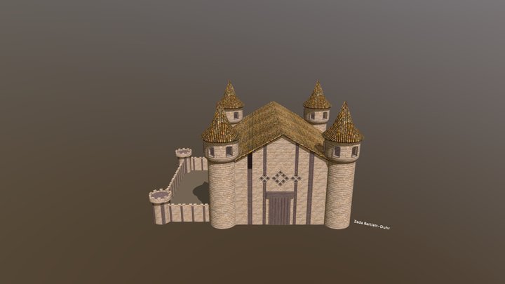 Old Castle 3D Model