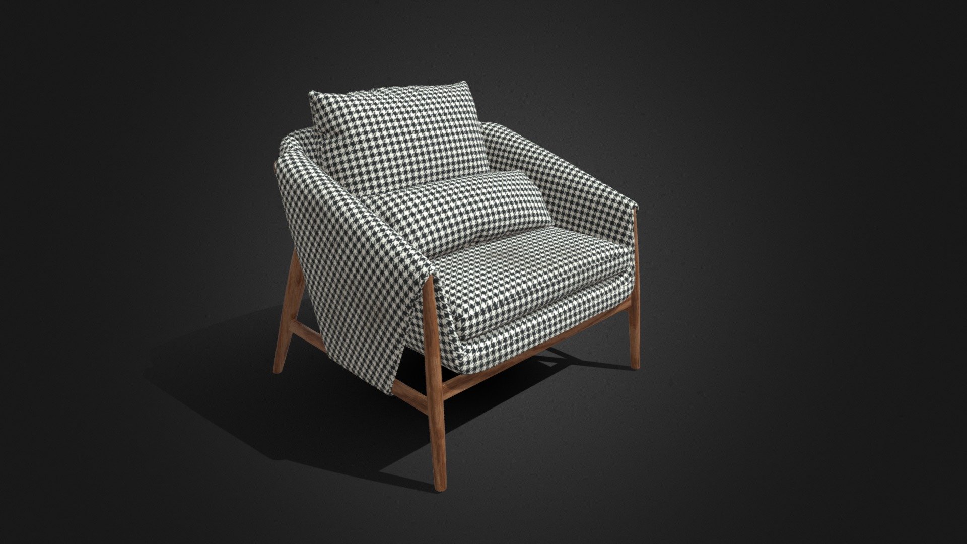 Gross Armchair By ENNE — Sketchfab embed 3D viewer