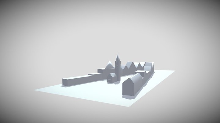 Checkley Abigail ID Wk2 Environment Blockout 3D Model