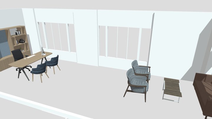 FSSD-EXECUTIVE OFFICE TYPICAL WITH ENHANCEMENTS 3D Model