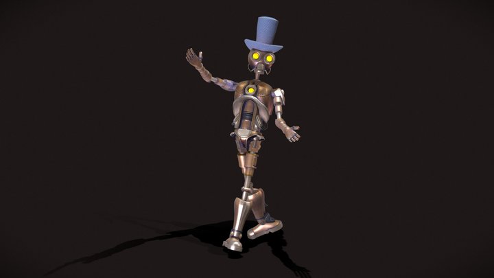 Steampunk_Robot 3D Model