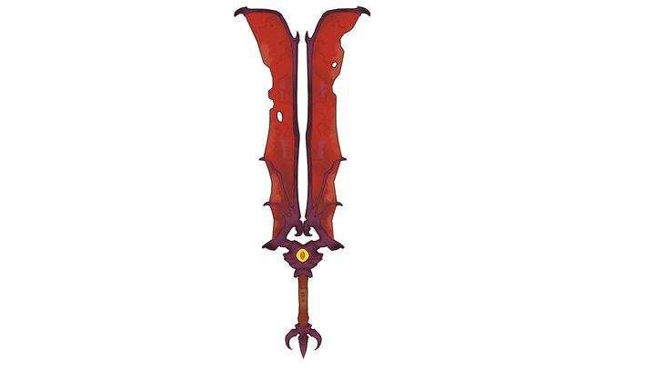 Dragon Sword 3D Model