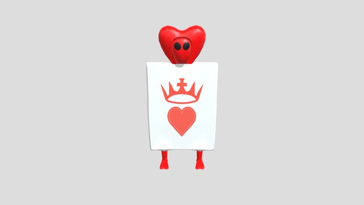 King of Hearts 3D Model