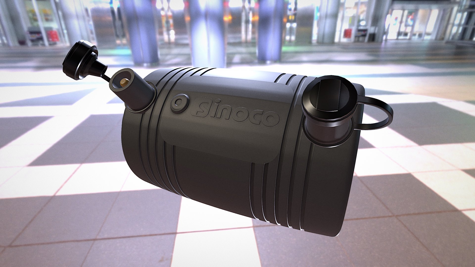 SINOCO Electrofusion Coupling - 3D model by Sinoco [f584d29] - Sketchfab