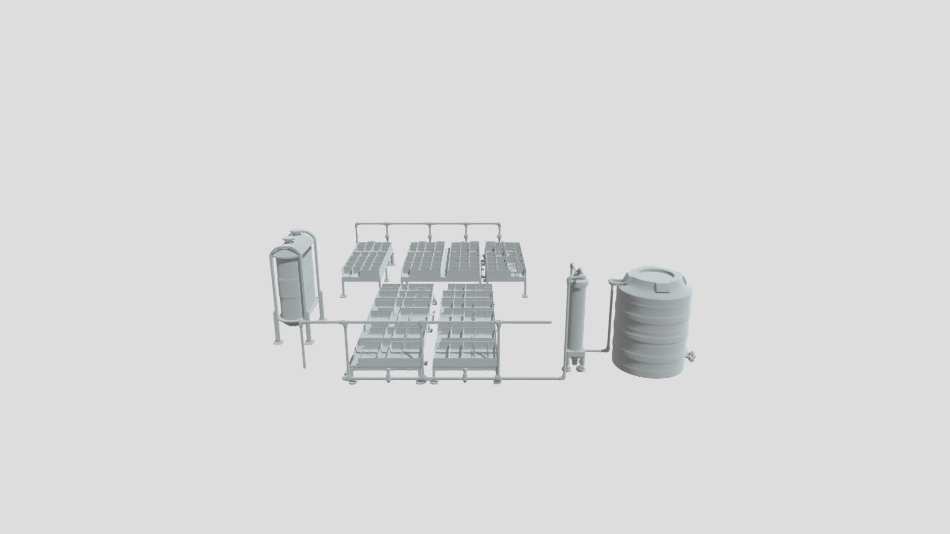 Multi-Stage Water Filtration and Storage System - Download Free 3D ...