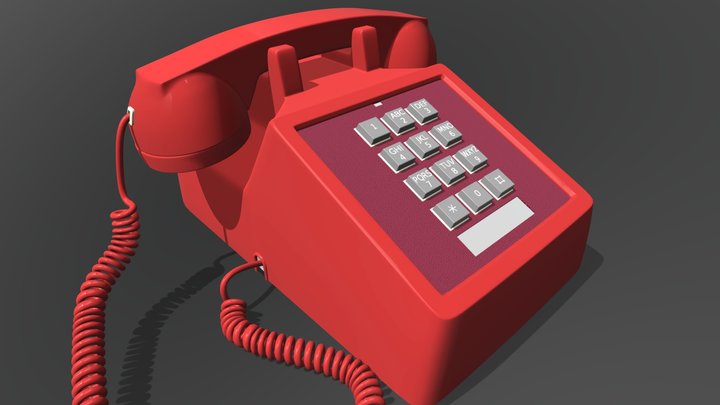 Western Electric Bell Phone 3D Model