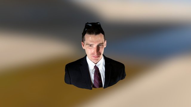 Christian Bale 3D Model