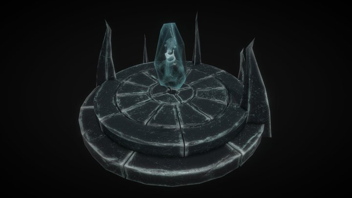 Frost skull 3D Model