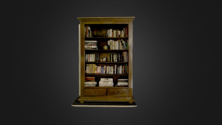 Bookshelf 3D Model