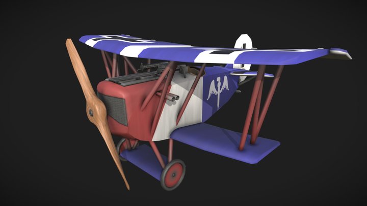 Fokker D.VII - Mid 1918 3D Model