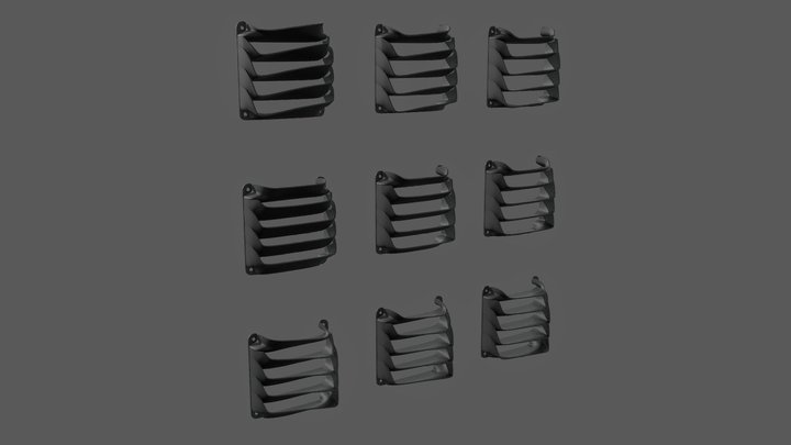 Computer Fan Directional Vents – Free 3D Model STL