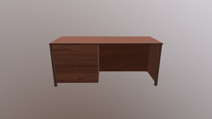 Desk 3D Model