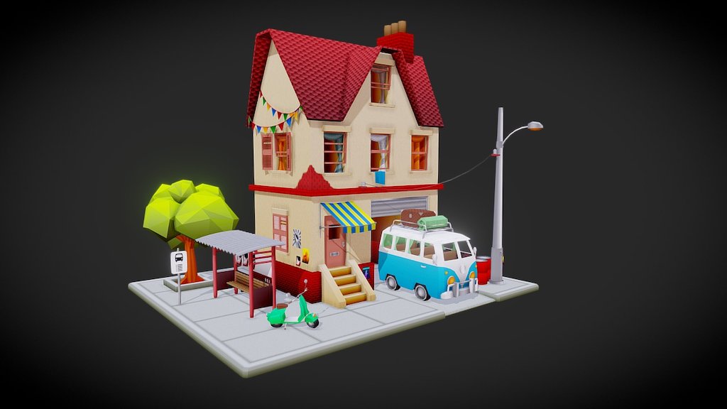 Lowpoly House