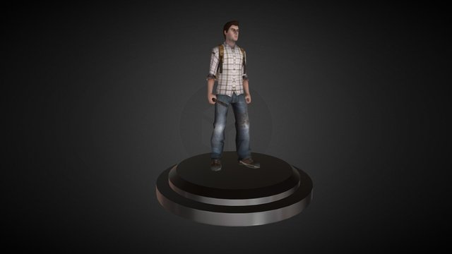 Survivor Low poly 3D Model