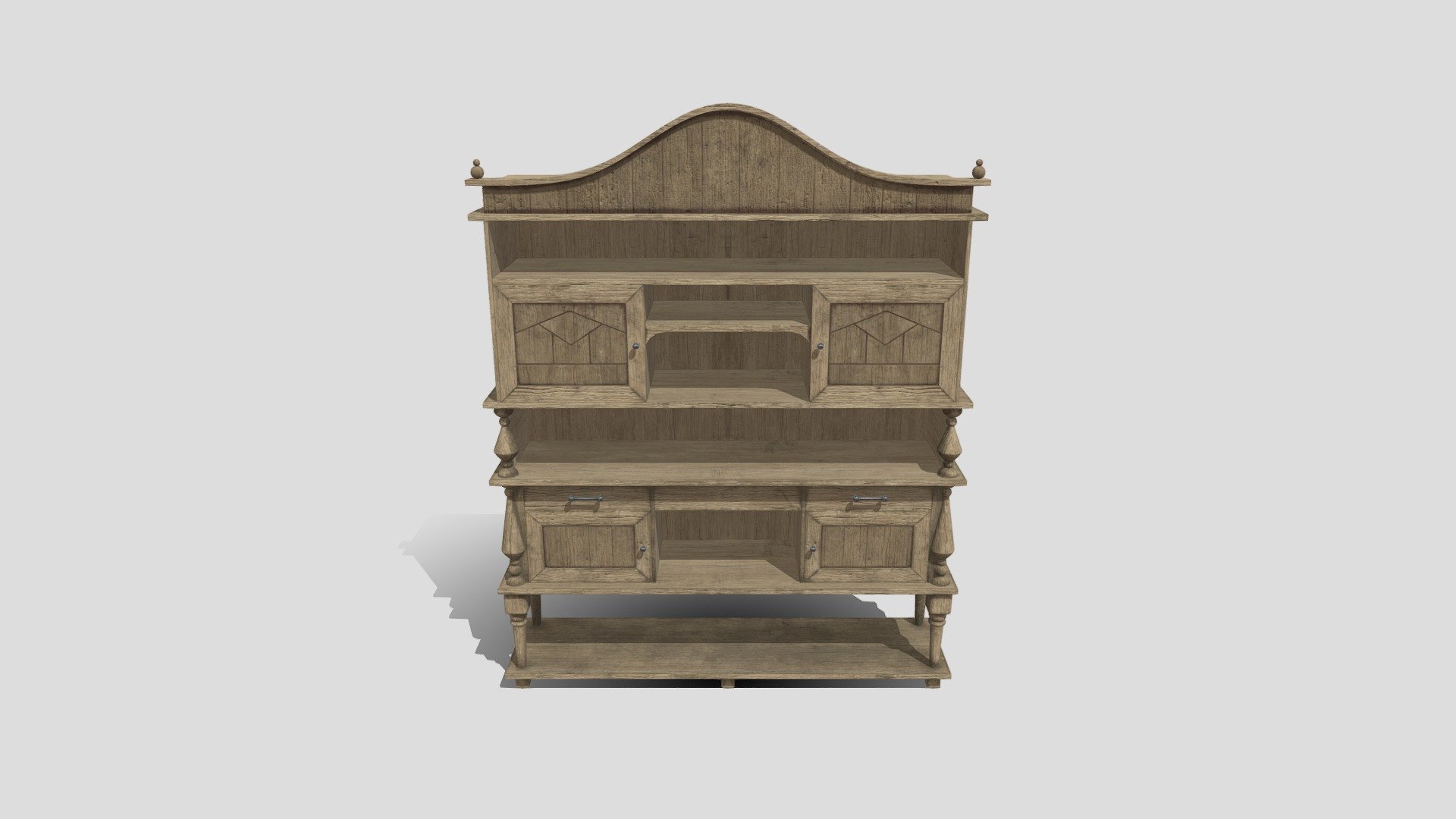 Kitchen Shelf 2 - Buy Royalty Free 3D model by Anderson Baboza ...