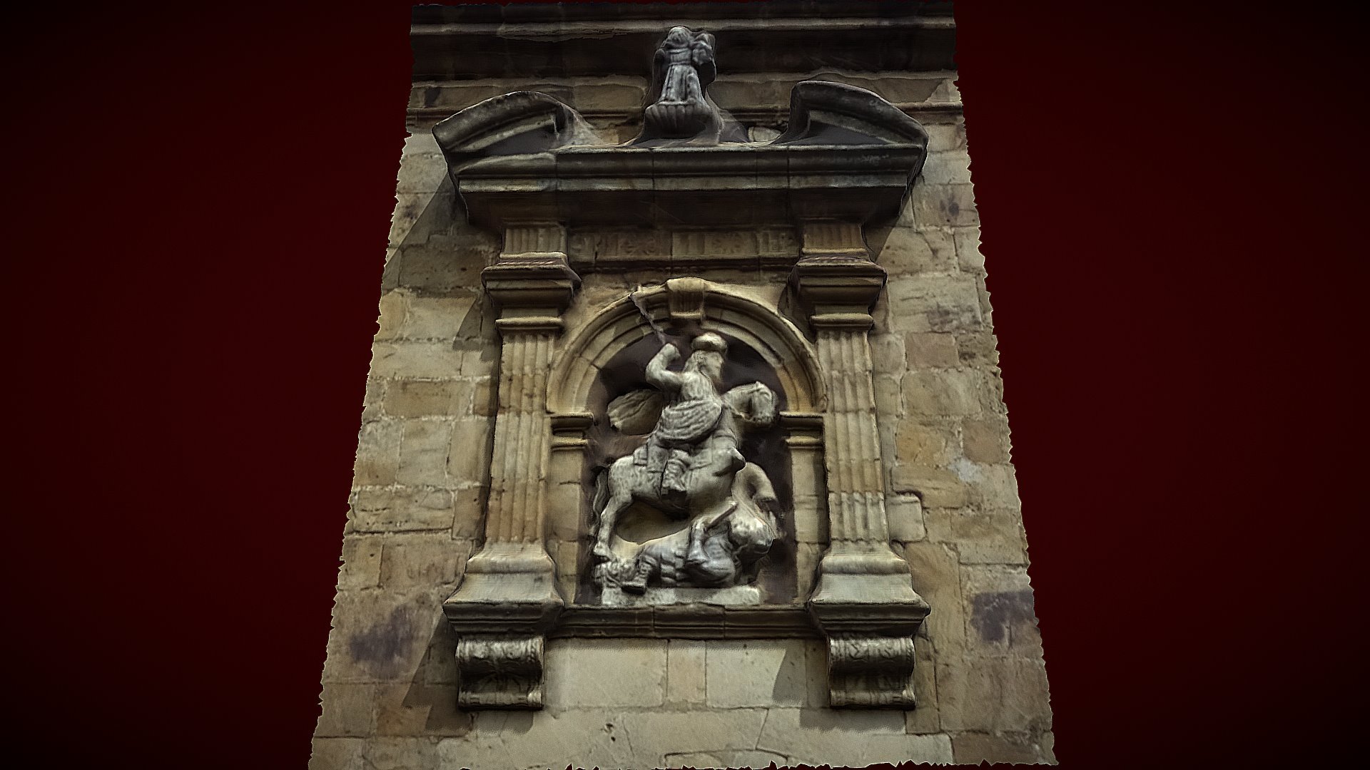 Escultura de Santiago. Santuario de la Velilla