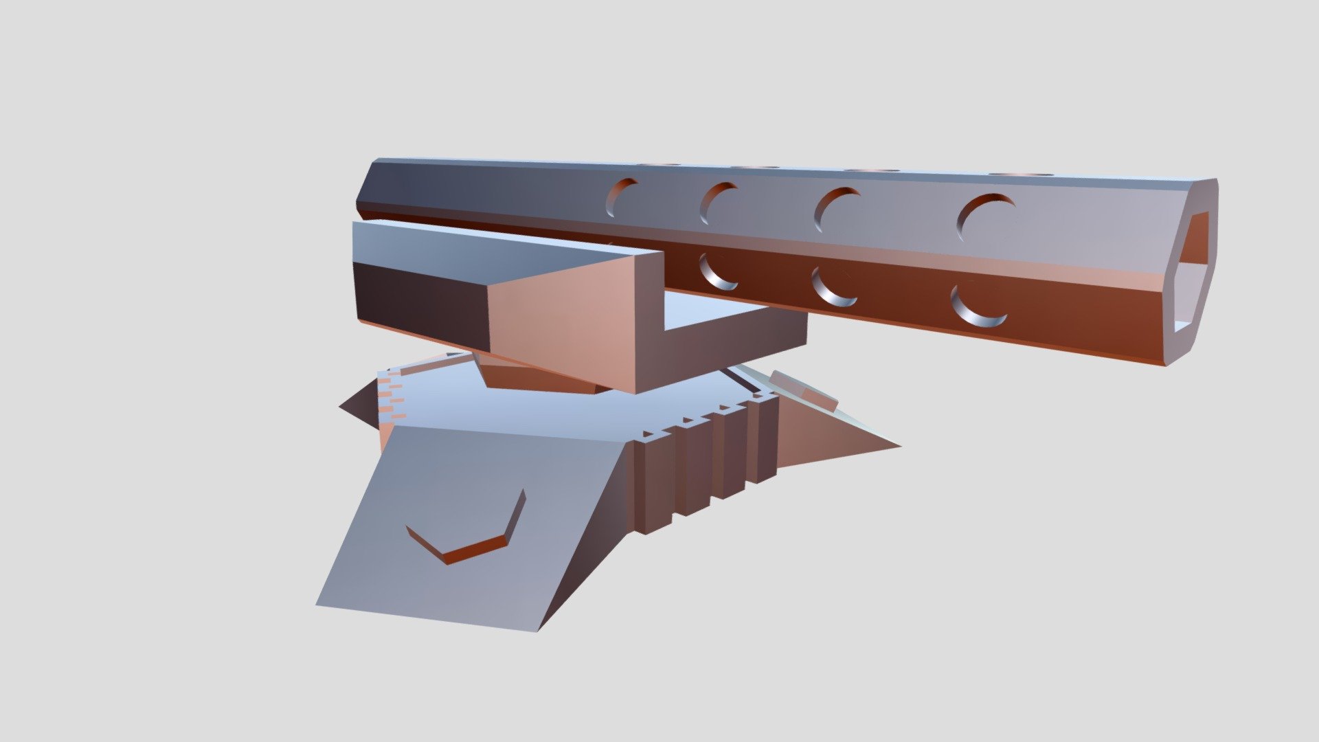 Turret Machine Gunner One - Download Free 3D model by Trockk (@Timrockk ...