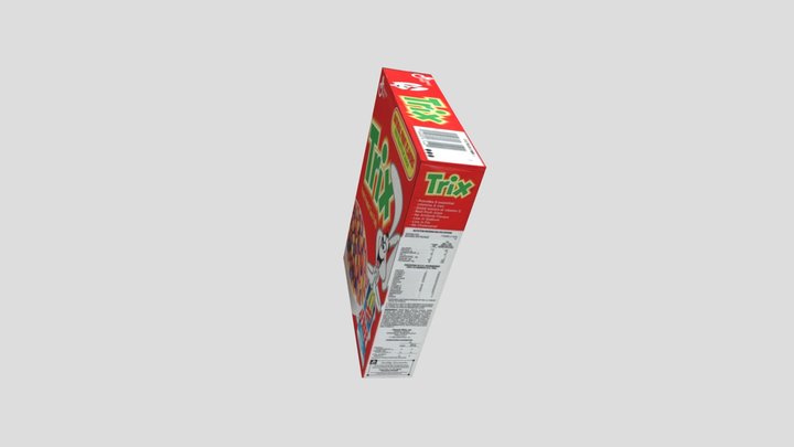 Cereal Box 3D Model