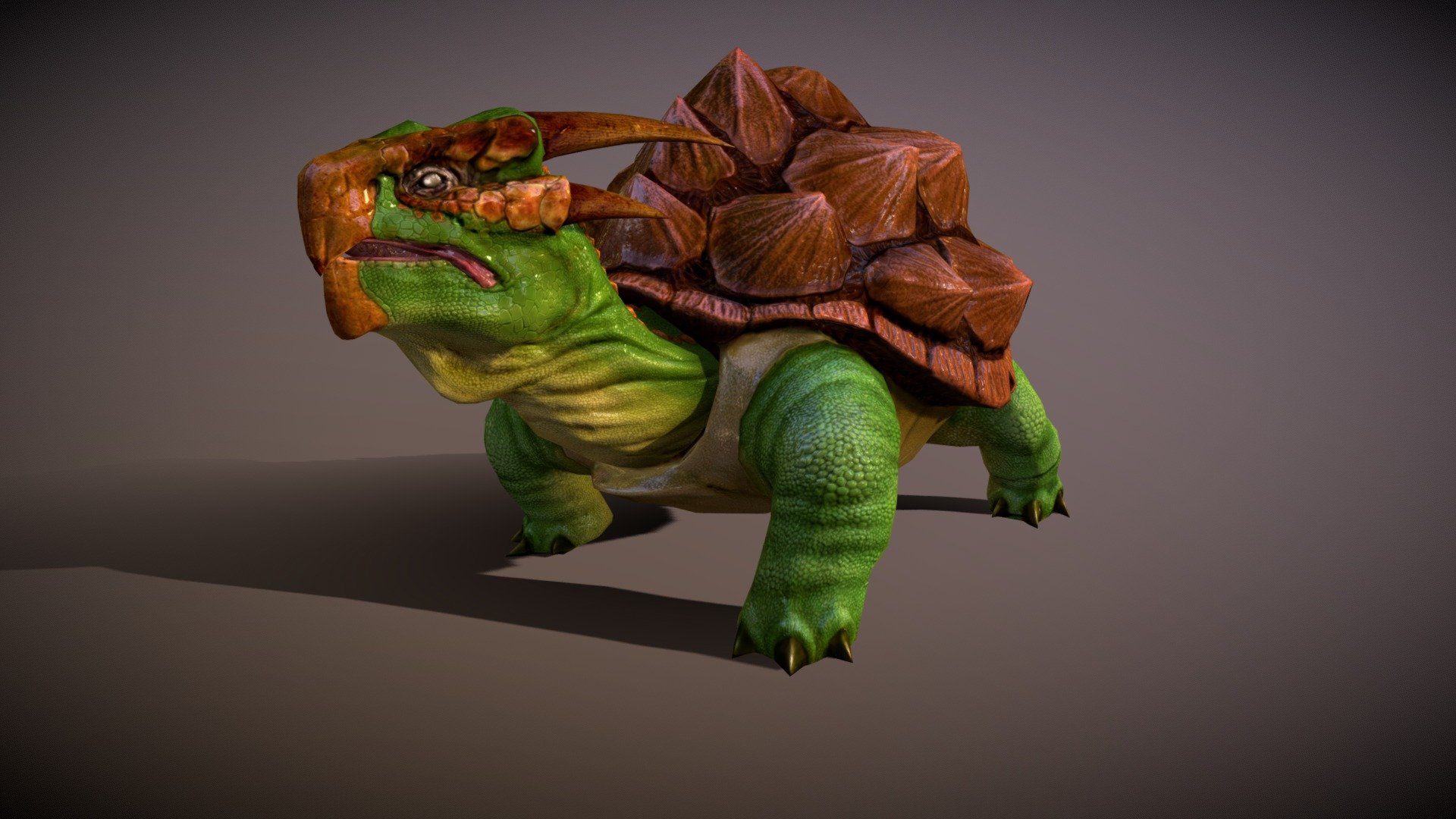 3Dfoin - Dragon Turtle - 3D model by 3DRT.com [f58d5f9] - Sketchfab