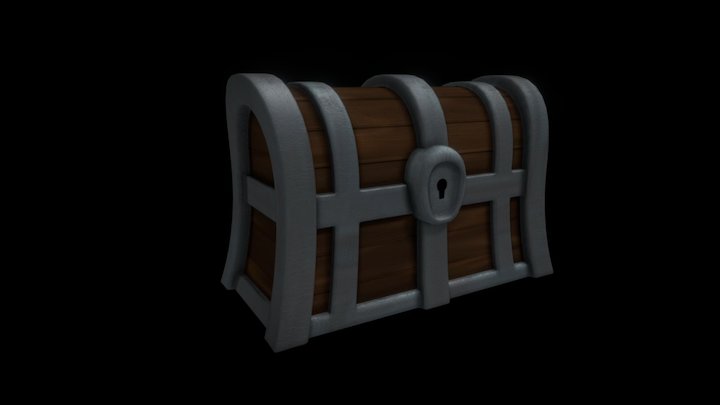 Stylized Chest - KNB212 - 1A 3D Model