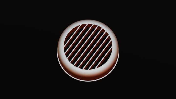 Vent Cover For Car Phone Speaker 3D Model