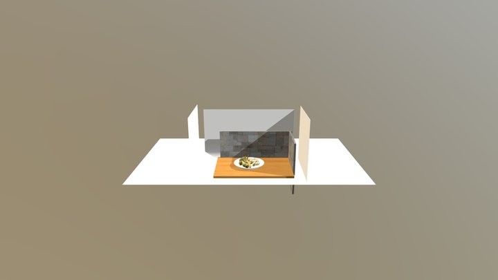 Desenfoque 3D Model
