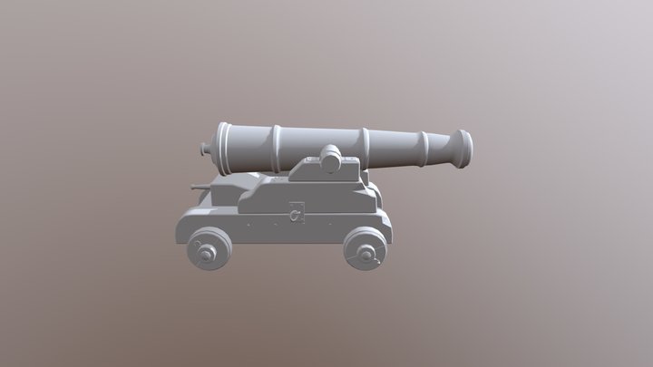 Gun Draft 3D Model