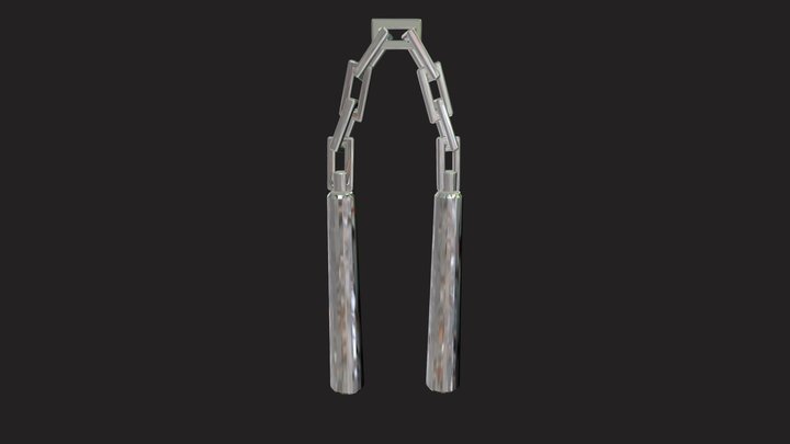 nunchaku 3D Model