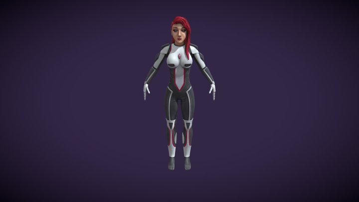 B2C1_Cacciato_Sandra_CharaAdvArt_SculptPose 3D Model